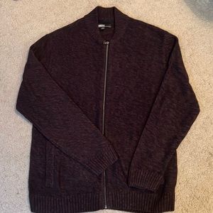 Mens zip up sweater